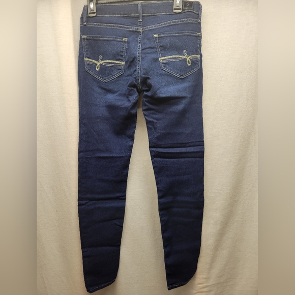 Levi's Denizen Jeggings Size 9 Junior's Dark Wash - Picture 6 of 7